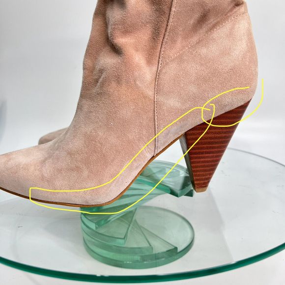 Treasure & Bond Scope Ankle Bootie 6.5 suede pointed toe - Picture 3 of 14